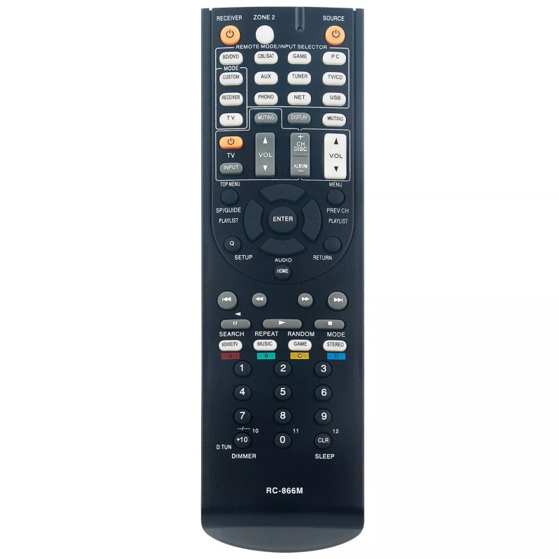 For Onkyo RC-866M Replace Remote for Onkyo AV Receiver TX-NR626