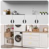 sourcing map 2 Pack Half Moon Cabinet Pull, 3.78" Hole