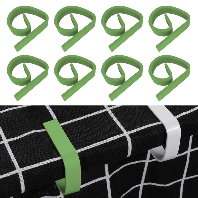 KARELLS Tablecloth clips, table clips, 8 pieces tablecloth clips, outdoor