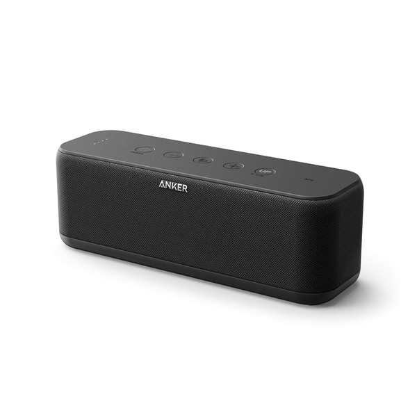 Anker Upgraded Soundcore Boost Bluetooth Speaker with Well-Balanced Sound, BassUp,
