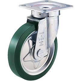 TRUSCO(トラスコ) プレス製ウレタンキャスター 自在 Φ75 TUJ-75