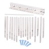 17 Note Kalimba Thumb Piano Stainless Steel Keys Set Musical