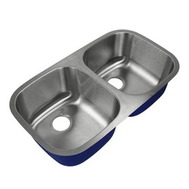 Transolid MUDE32189 Kitchen Sink, 32-in x 18-in x 9-in, Stainless steel