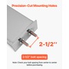 VEVOR Stainless Steel Mud Flap Hangers with Light Cutouts, 2-1/2"