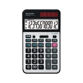 シャープ EL-G37 学校用電卓 12桁 早打ち機能（2キーロールオーバー）