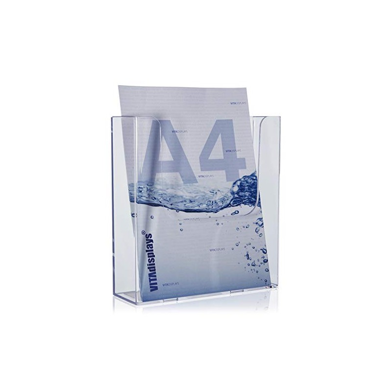 Vitadis Plays® Transparent Plastic Wall Mount Din A4, Extra Deep,