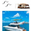 GDQLCNXB 10Pcs M8 316 Stainless Steel Bimini Boat Top PAD