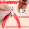 LEONTOOL Micro Nipper, Tapered Nipper, 4.0 inches (101 mm), Stainless