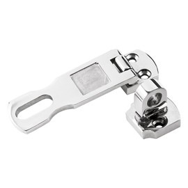 Jamiikury 2 Pcs 3 Inch Marine Grade Door Hasp, 316 Stainless Steel Swivel Safety Hasp, Heavy Duty Door Hasp with Turning Padlock Eye Mount