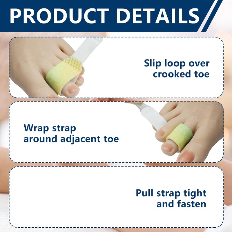 Cosmeria Hammer Toe Pads, 8 Pieces Toe Protectors for Broken