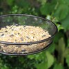 Enwye Metal Bird Feeder Garden Wire Mesh Tray Bird Feeder,