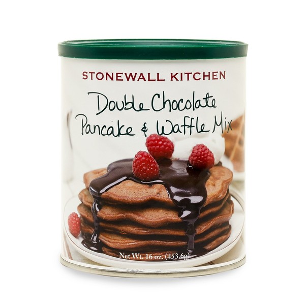 Stonewall Kitchen Double Chocolate Pancake and Waffle Mix, 16 Ounces