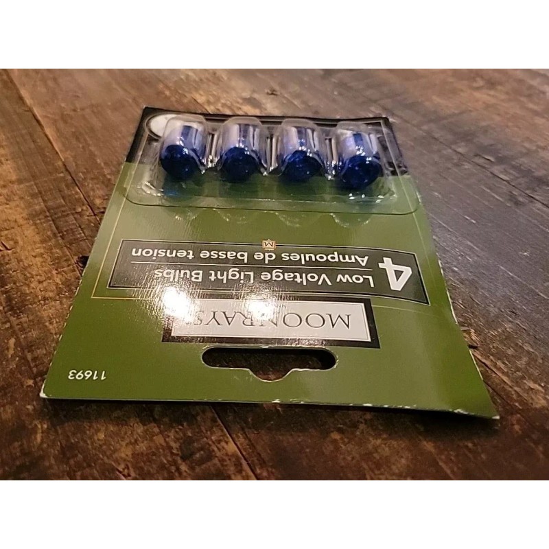 MoonRays 4 NEW MoonRays 4w T5 Wedge Base BLUE Landscape