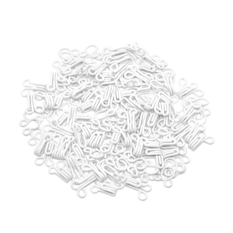 Hooks & Eyes Size 2 White