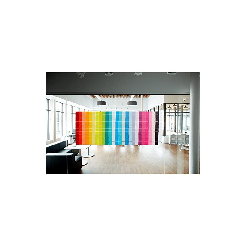 3M Post-it Notas Super Adhesivas color Negro, 5PK con 70