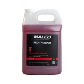 Malco Red Thunder - Automotive Cleaner and Degreaser - Breaks Down Grease & Grime on Engines, Wheels and Tires/Biodegradable, Heavy Duty and Multi-Purpose / 1 Gallon (102301)