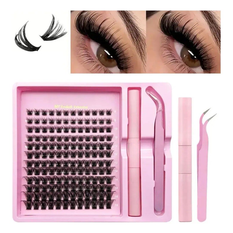Set De Pestañas Postizas, Extensión De Pestañas Naturales Se