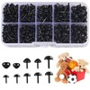 Doll Eyes and Nose Set, Approx. 1000 Piece Set, Black,