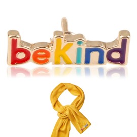 Be Kind Rainbow Pin, Mini Cute Badge Pin, Motivational Matte Letters Brooch, Words letters Jewelry Accessories Gift for Family Friends Man Women for Shirt Bag Clothing Hat Decoration
