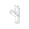 M12 Two Hole Fixing Plate for Channels T304 Stainless Steel