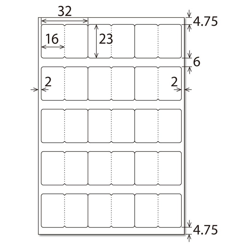 Kokuyo tack index for hakadori Protection Film Self Postcards Size