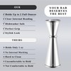 Pafusen Jigger for Bartending with 2 Pourers, Japanese Jiggers with