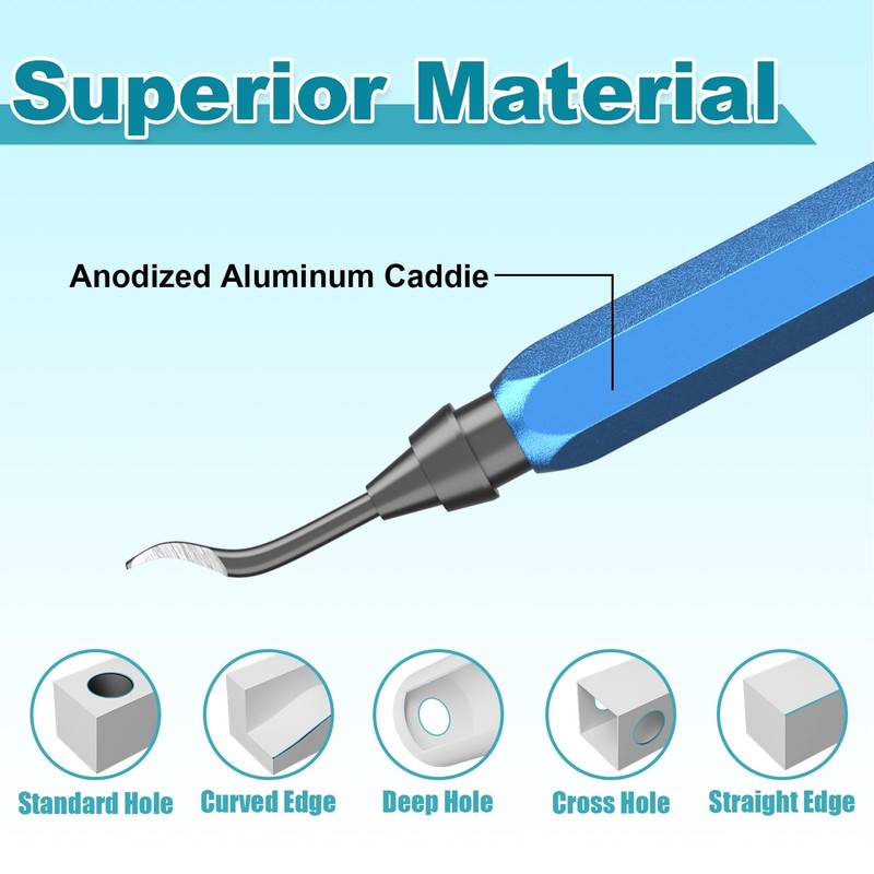 NEUTYPECHIC Pack of 11 Deburring Tool 3D Printing 3 Blade