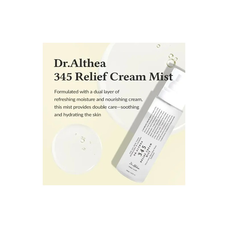Dr.Althea - 345 Relief Cream Mist - 100ml - Todo