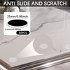 Bewudy 50 PCS Glass Table Top Anti Slip Pads, 0.98"