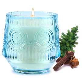 Scented Candles Gift Set Mothers Day 50H Long Lasting Candles for Home Scented as The Anniversary,Birthday Gift for Women(Pine & Clove)