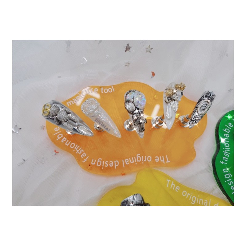 ⚜️ Chivalrous handmade nail tips ✨ - Short stiletto /