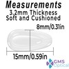 GMS Optical 3.2mm Extra-Thick / 15mm Medium-Length - Adhesive Air