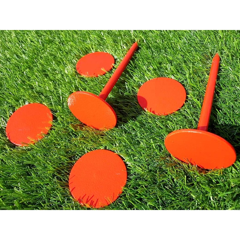 NSY 6 Pack Survey Marker/Survey Stakes/Property Marker Permanent/Ground Marker/Lot Linemarker/Boundary