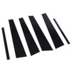 SCITOO B Pillar Posts Door Trim Piano Black Pillars fit