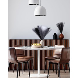 AFAMITOO 6PCS 17.7in/45CM Pampas Grass Plant White/Black/Grey Short Artificial Pampas Vase Filler Faux Pompous Grass for Modern Home Decor