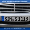 Frameless Velcro Number Plate Holder, for Two Number Plates, Provides