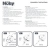 NUBY - Paquete de 3 tazas para beber sin derrames