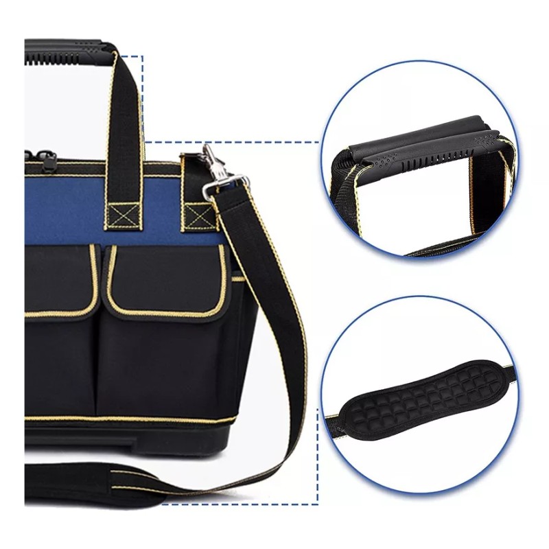 Husky Organizadores De Bolsas Herramientas Con Fondo De Plástico