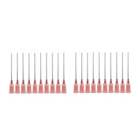Oqard Blunt without Bevel Mixing Needles No Prick Liquid Refill, Pink 18G - Pack of 20