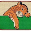 Sleeping Cute Little Tiger Embroidered Iron on Sew on Patch