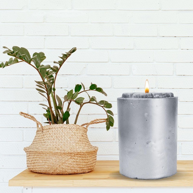 Velón Color Plata 500 grs | Potencializar rituales | Decoración