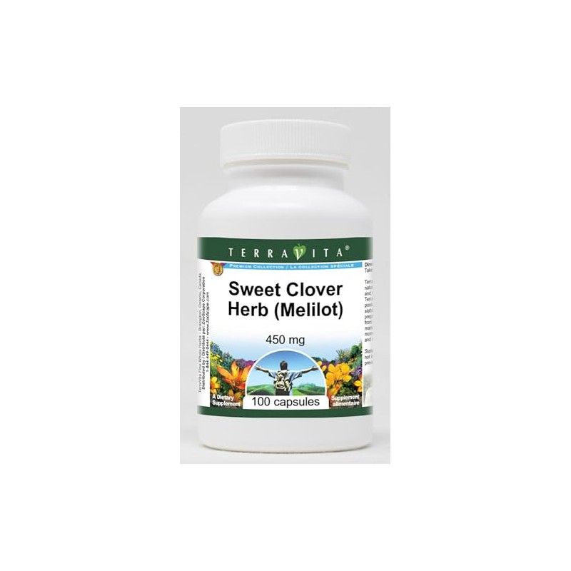 Sweet Clover Herb (Melilot) - 450 mg (100 Capsules, ZIN: