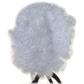 PMLAND White Scientist Professor Cosplay Wig