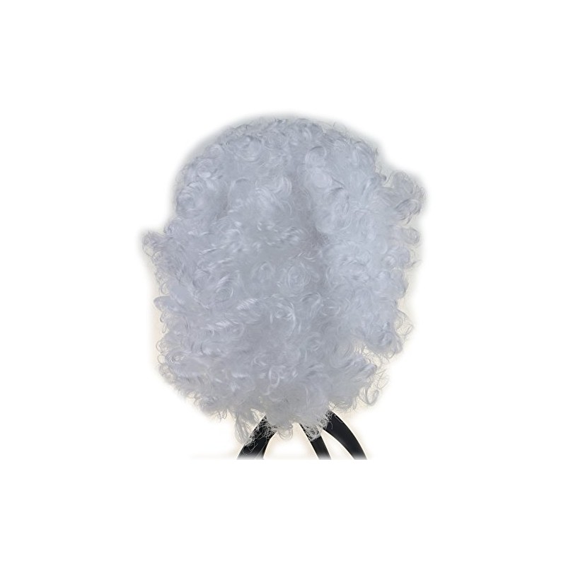 PMLAND White Scientist Professor Cosplay Wig