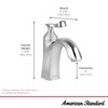 American Standard 7413101.002 Chatfield Single Hole Single-Handle Bathroom Faucet, 1.2