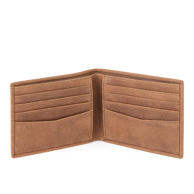 BERLINER BAGS Vintage Leather Wallet Brooklyn, RFID Blocking Wallet, Billfold