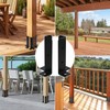 CNQLIS 4pcs Adjustable Deck Post Anchor Base Brackets Fit 1.5x1.5,