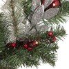 Northlight Pre-Lit Battery Operated Frosted Pine and Berries Christmas Garland