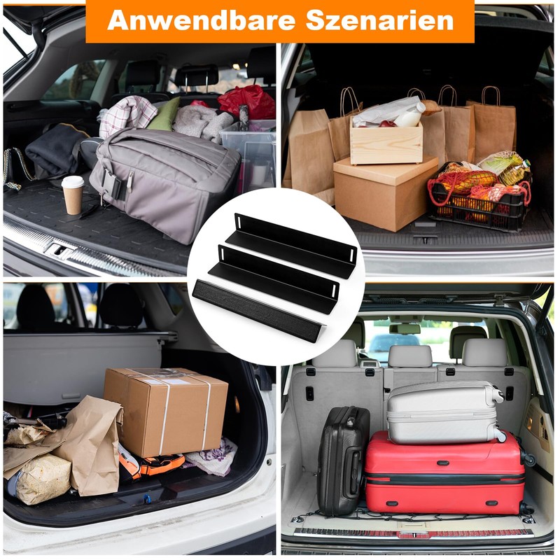 WDFCN Pack of 3 Car Boot Organiser Velcro Luggage Fixation