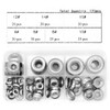 Yuhtech 170 Pcs Stainless Steel Cup Washers Countersunk Screw Finishing